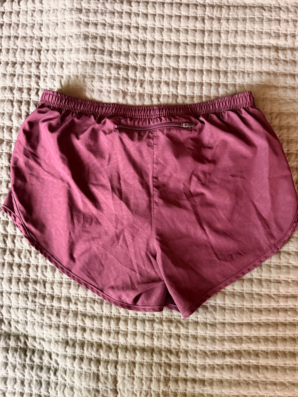 Nike Women's Maroon Running Shorts - Picture 3 of 3